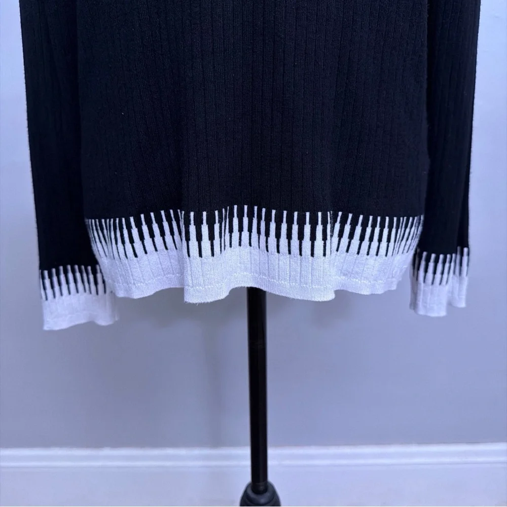 Calvin Klein Charcoal Ribbed Sweater - Picture 3 of 5